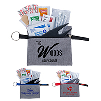 17 Piece Golf Kit Components